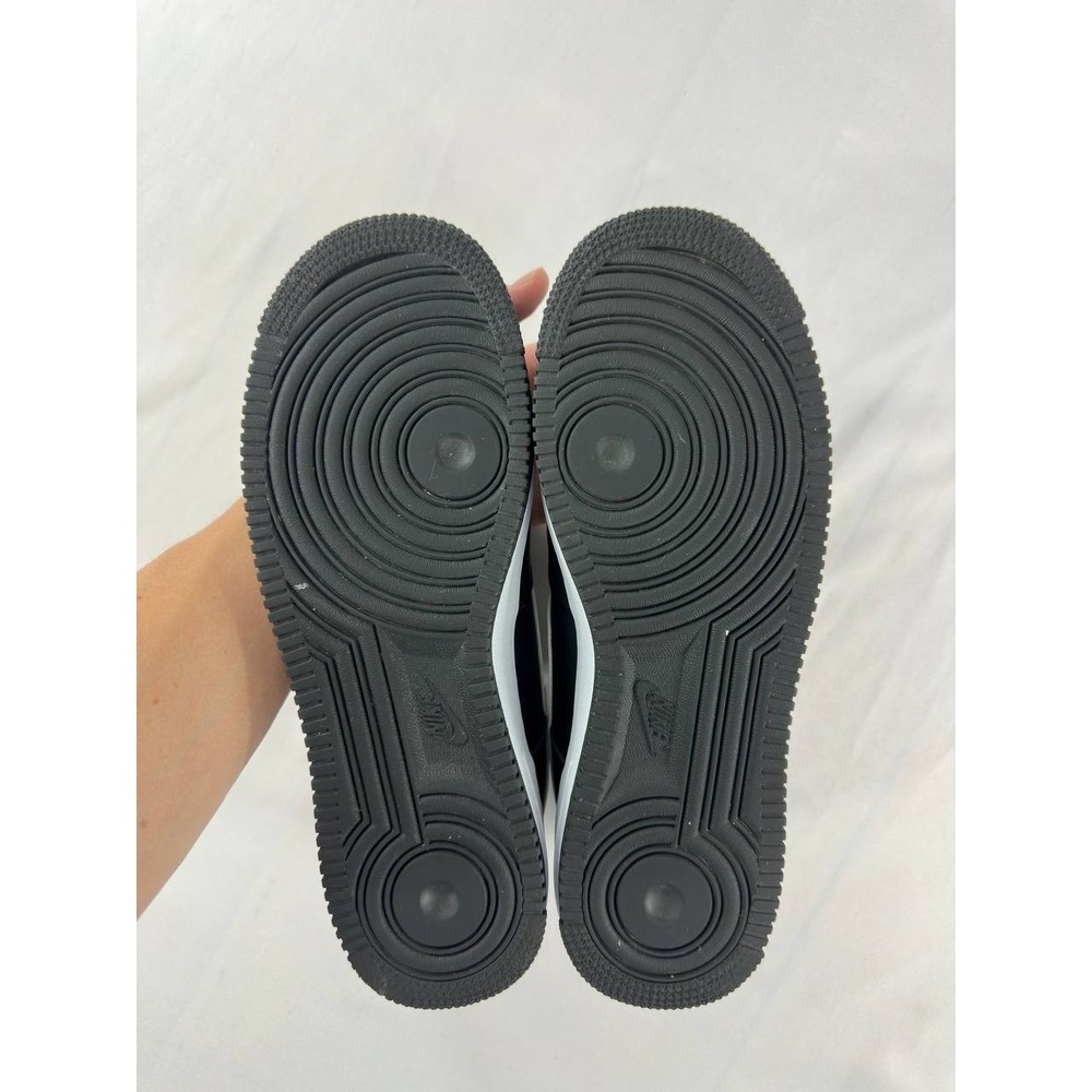 Nike Air Force 1 '07 LV8 'Double Swoosh - Black White' CT2300-001 Men's Size 8.5 - Picture 9 of 10